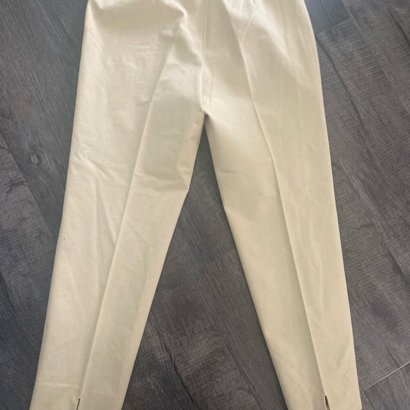 Piazza Sempione Audrey Straight Leg Pants Brown / Beige Size 42 Italian - Picture 15 of 16